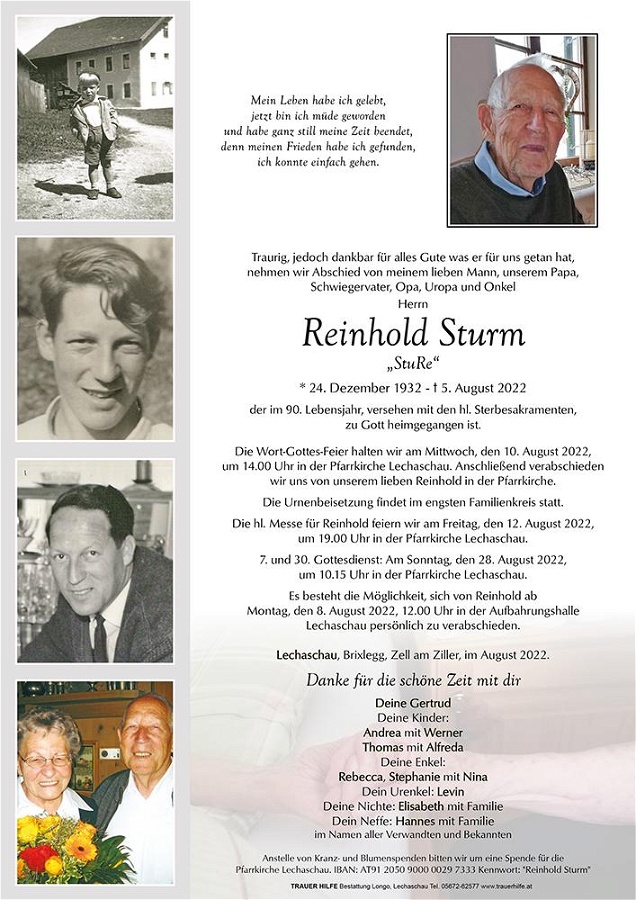 Reinhold Sturm